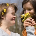 Girls with Yellow Flowers